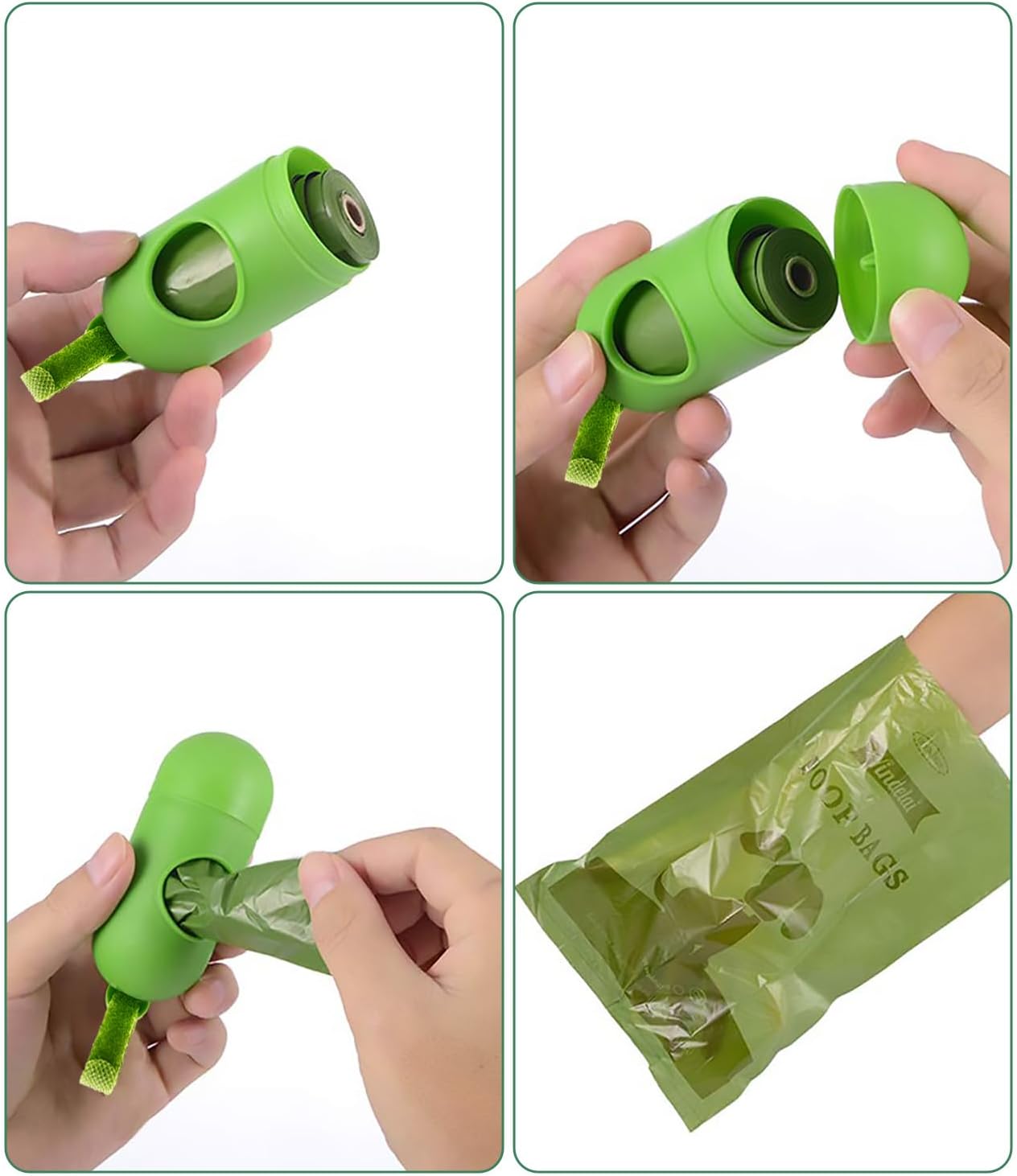 Biodegradable Scented Dog Waste Bags: Leak-Proof Disposal Solution with 1 Dispenser and 18 Rolls (450 Count)